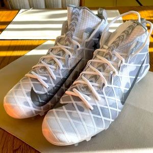 Nike Mens Field General 3 Elite TD Football Cleats White Gray Camo 13.5 - NWT!